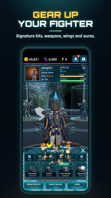 Gear up your fighter